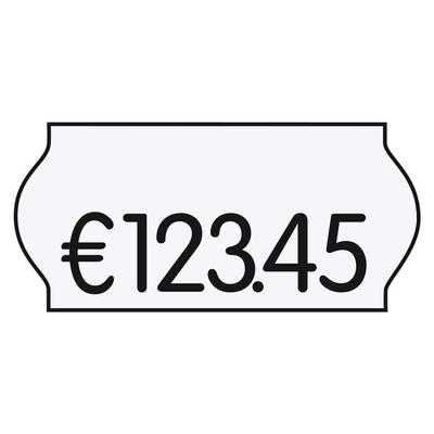 CreenLine Preisetiketten 36 Rollen à 1500 Etikletten weiß 22,0 x 12,0 mm Image