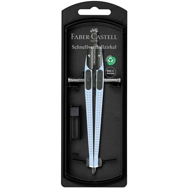 Faber-Castell Schnellverstellzirkel »Grip sky blue« 39 cm blau Image