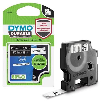 Dymo Beschriftungsband »D1 1978364« 12 mm x 5,5 m schwarz, 1.2 cm Image