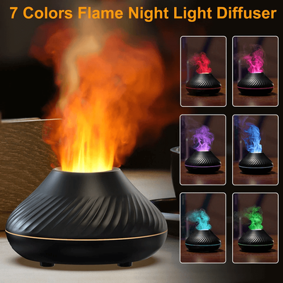 Volcano Flame Aroma Diffuser Fire Mist Humidifier For Essential Oils, Aromatherapy & Room Fragrance Volcano Flame Aroma Diffuser Fire Mist Humidifier For Essential Oils, Aromatherapy & Room Fragrance