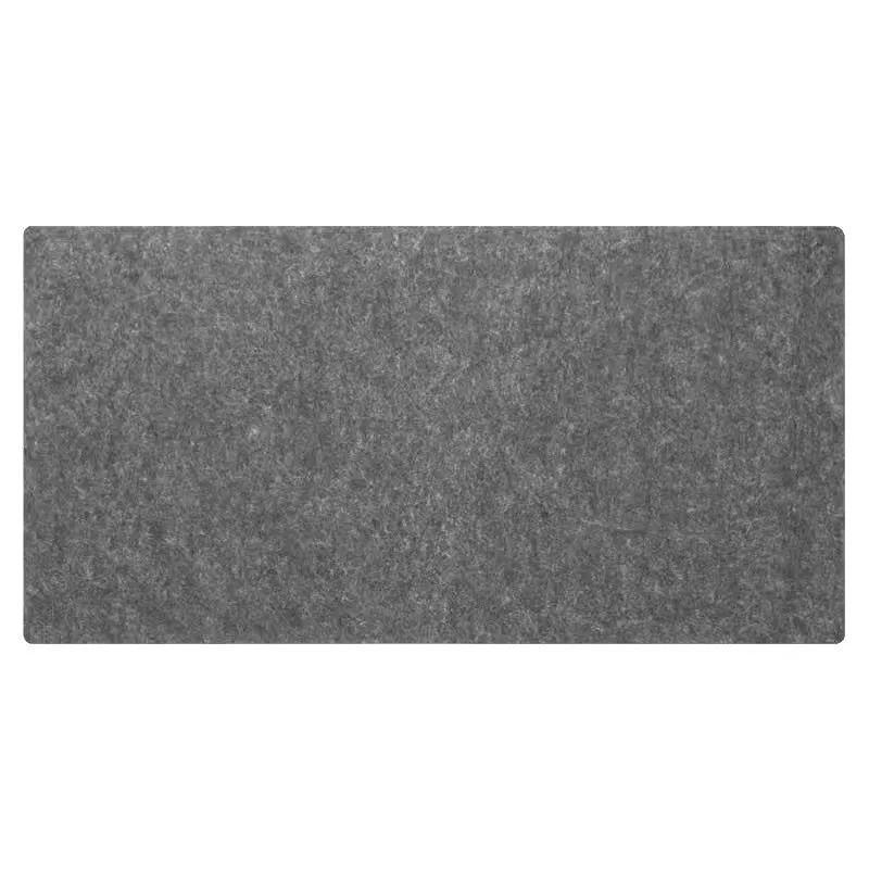 Wool Felt Gaming Desk Mat Non Slip Keyboard Mouse Pad 31.5 11.8 In dark Grey B