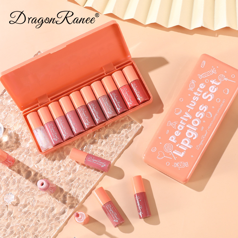 Orange Water Sample Lip Glaze Lipstick Set Moisturizing, Vibrant Lip Gloss Lip Gloss, Dye Lipstick Gift Set For Women Orange Water Sample Lip Glaze Lipstick Set Moisturizing, Vibrant Lip Gloss Lip Gloss, Dye Lipstick Gift Set For Women