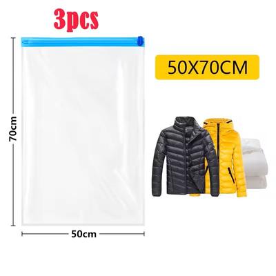 Travel Roll Up Compression Bags Space Saving Storage For Suitcases And Backpacks 3pcs L