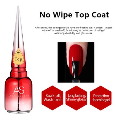 Clear Blooming Gel Polish, LED Soak Off Nail Varnish For Marble Design, Spreading Effect Gel, Top Base Coat For Nail Art no wipe Top Coat