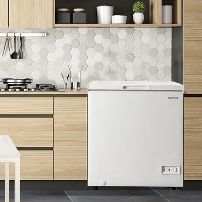 3.5 5 Cu.ft Compact Chest Freezer With Removable Storage Basket, Energy Efficient & Space Saving 3.5 5 Cu.ft Compact Chest Freezer With Removable Storage Basket, Energy Efficient & Space Saving