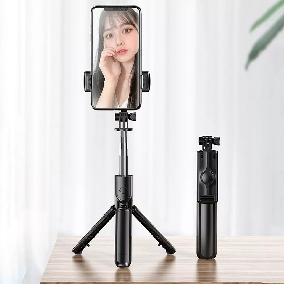 Remote Selfie Stick Tripod Phone, Desktop Stand Desk Holder For IPhone Samsung, Adjustable And Portable Remote Selfie Stick Tripod Phone, Desktop Stand Desk Holder For IPhone Samsung, Adjustable And Portable
