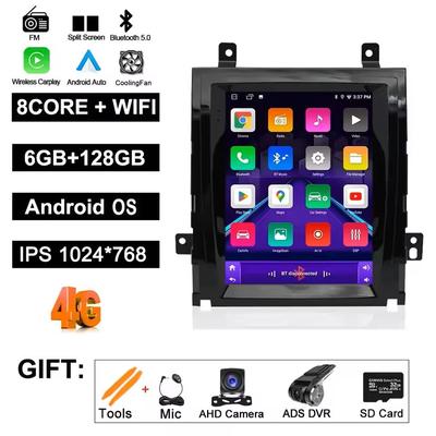 Android 14 Car Stereo Head Unit With CarPlay And GPS For Cadillac Escalade (20072013) c 6g 128g Cam Dvr