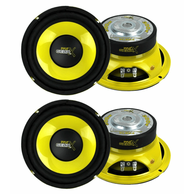 Pyle RMS Component Speaker System, Peak Car Audio Speakers With Poly Injected Cone & Aluminum Voice Coil Pyle RMS Component Speaker System, Peak Car Audio Speakers With Poly Injected Cone & Aluminum Voice Coil