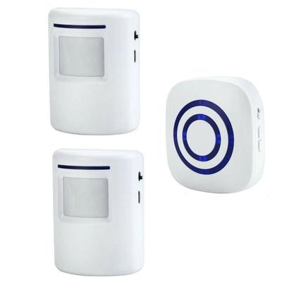 Wireless Motion Sensor Alarm Door Chime 500ft Range Entry Alert With Plug in Receiver, Gate Detector For Home Security 2 Sensor + 1 Receiver