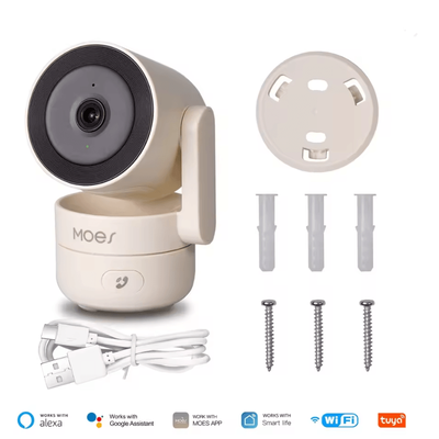 SecureHome 4MP Smart Indoor Pan Tilt Security Camera smart Camera 4mp