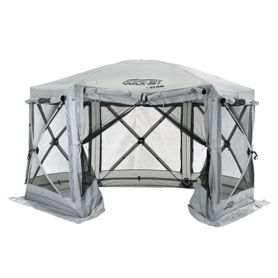 CLAM Quick Set Pavilion Foot Portable Outdoor Canopy Shelter, Pop Up Tent For Camping, Picnics & Events, Bug Free Mesh CLAM Quick Set Pavilion Foot Portable Outdoor Canopy Shelter, Pop Up Tent For Camping, Picnics & Events, Bug Free Mesh