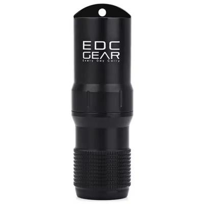 Waterproof Capsule Storage Container EDC Survival Box black