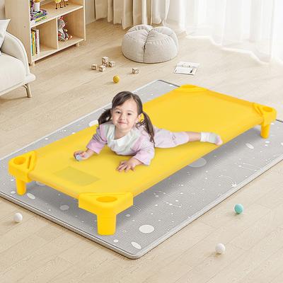4 Pack Stackable Kids Nap Cots, Heavy Duty, Space Saving Toddler Cots For Daycare & Preschool 4 Pack Stackable Kids Nap Cots, Heavy Duty, Space Saving Toddler Cots For Daycare & Preschool