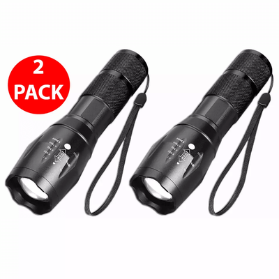 Super Bright Tactical Flashlight, Five Modes LED Zoomable Torch Searchlight, Compact Waterproof Flashlights For Hiking Super Bright Tactical Flashlight, Five Modes LED Zoomable Torch Searchlight, Compact Waterproof Flashlights For Hiking