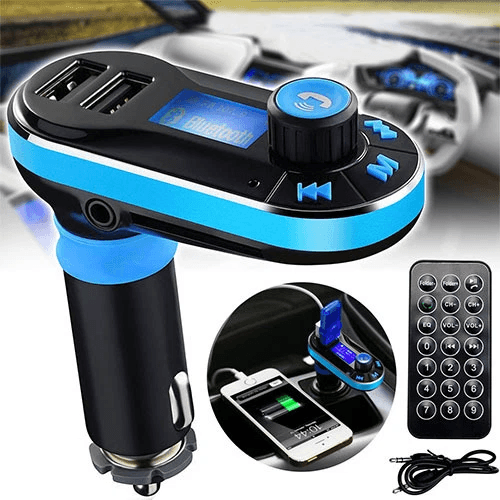Wireless Car Kit MP3 Player FM Transmitter With Dual USB Ports & Hands Free Calling Wireless Car Kit MP3 Player FM Transmitter With Dual USB Ports & Hands Free Calling