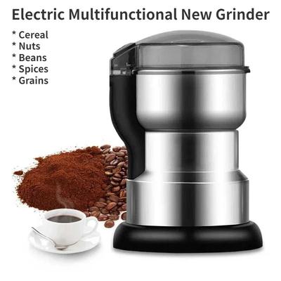 Home Electric Coffee & Spice Grinder, Multifunctional Stainless Steel Machine For Beans, Cereals, Nuts, And Grains Home Electric Coffee & Spice Grinder, Multifunctional Stainless Steel Machine For Beans, Cereals, Nuts, And Grains