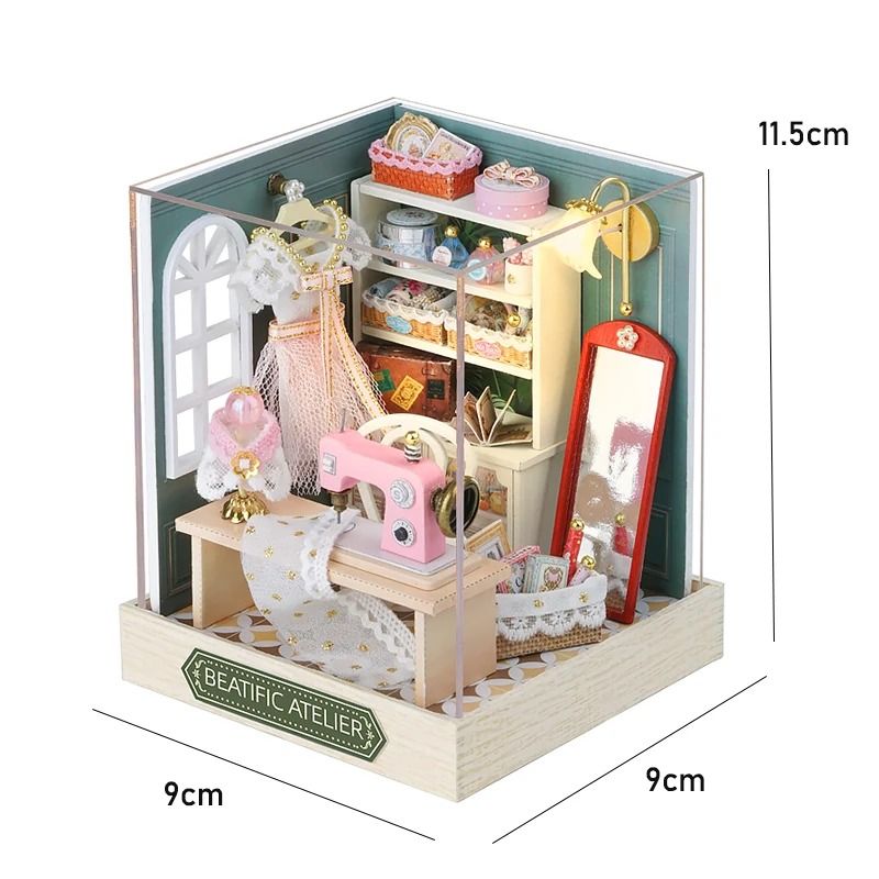 Mini Doll House Kit DIY Flower House qt 047