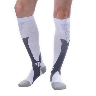 Runners Compression Socks XXL White