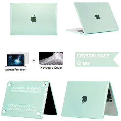 Protective Laptop Case For MacBook Air M1 Chip & Pro crystal Green m2 M3 M4 Air 15 In