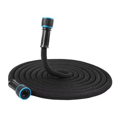 Expandable Garden Water Hose Flexible, Lightweight Hose With Spray Gun (25FT To 200FT) 25ft black