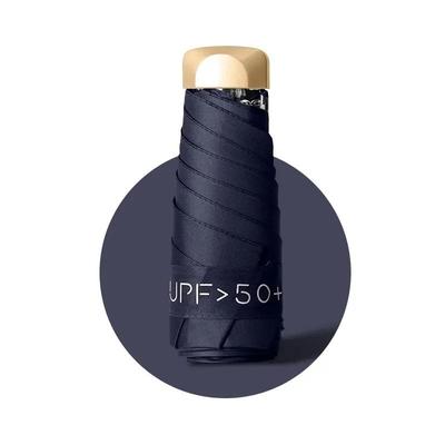 Women Sun Umbrella, Anti UV Sun Protection Parasol, Compact Pocket Umbrella For Rain Or Shine navy