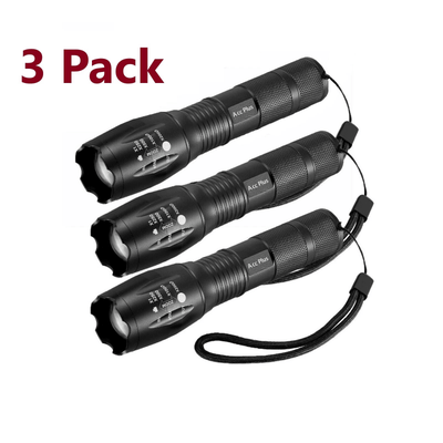 Military Grade Tactical Flashlight, High Powered, Zoomable Modes, Aluminum Body LED Flashlight For Emergency And Outdoor Military Grade Tactical Flashlight, High Powered, Zoomable Modes, Aluminum Body LED Flashlight For Emergency And Outdoor