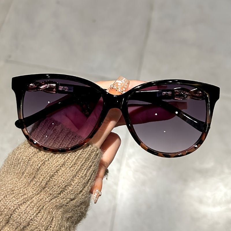 Retro Butterfly Cat Eye Sunglasses For Women Fashion Mountaineering Sunglasses leopard