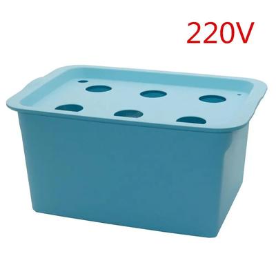Plant Hydroponic System Kit, Indoor Garden Growth Box, 1 Set DWC Seed Nursery blue