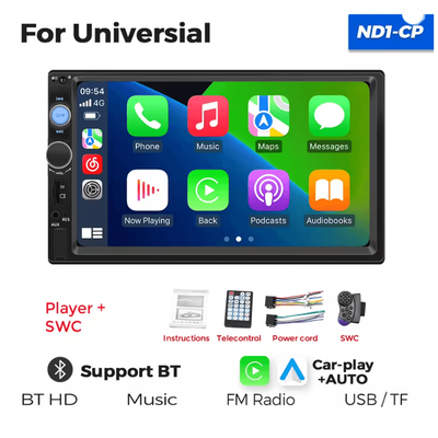 MEKEDE 7 Inch Touch Screen 2 Din Car Stereo With Bluetooth And USB Multimedia Support nd1 cp swc