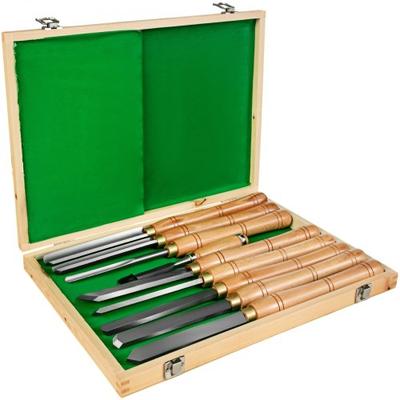 Woodworking Lathe Chisel, High Speed Steel Wood Lathe Cutting & Carving Tools For Hardwood, Bonus Chisel & Wooden Tool Woodworking Lathe Chisel, High Speed Steel Wood Lathe Cutting & Carving Tools For Hardwood, Bonus Chisel & Wooden Tool