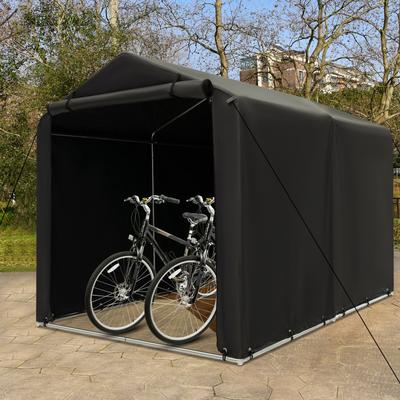Storage Shelter Outdoor Bike Tent With Waterproof Cover And Zipper Door, Heavy Duty Windproof Bike Shed Storage Shelter Outdoor Bike Tent With Waterproof Cover And Zipper Door, Heavy Duty Windproof Bike Shed