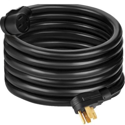 RV Power Cord Amp, AWG Heavy Duty Extension Cable For Camper, Trailer, Motorhome, Truck With Weatherproof Grip End RV Power Cord Amp, AWG Heavy Duty Extension Cable For Camper, Trailer, Motorhome, Truck With Weatherproof Grip End