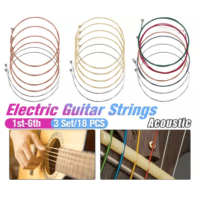 Steel String For Acoustic Guitar, Guitar Strings Replacement, Rust Resistant Durable Acoustic Guitar Accessories Steel String For Acoustic Guitar, Guitar Strings Replacement, Rust Resistant Durable Acoustic Guitar Accessories