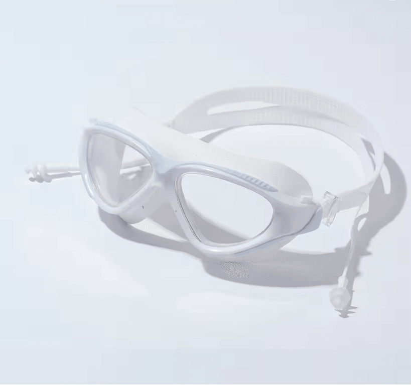 Seasprint Anti Fog UV Swim Goggles Adjustable Silicone Waterproof Eye Protection white 1