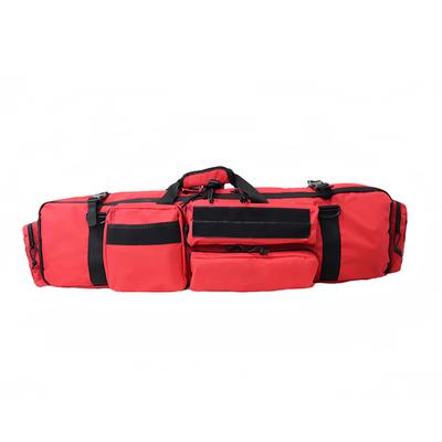 Heavy Duty Tactical Rifle Gun Carry Bag Nylon Oxford Case For Hunting Airsoft Paintball Shooting With Adjustable Strap red