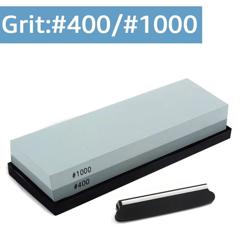Dual Sided Professional Whetstone Knife Sharpener Water Sharpening Stone For Kitchen And Chef Knives 4001000 With Guide