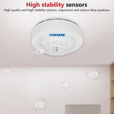 Digital CO Alarm Detector,Independent Carbon Monoxide Sensor With Loud 85dB Alarm & Flash Warning, Safety Standards Digital CO Alarm Detector,Independent Carbon Monoxide Sensor With Loud 85dB Alarm & Flash Warning, Safety Standards