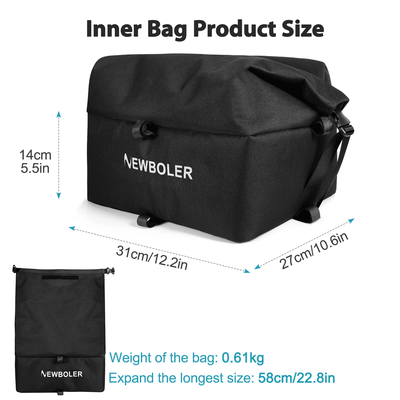 Rear Bike Basket With Large Capacity For Ebike And Outdoor Travel bag