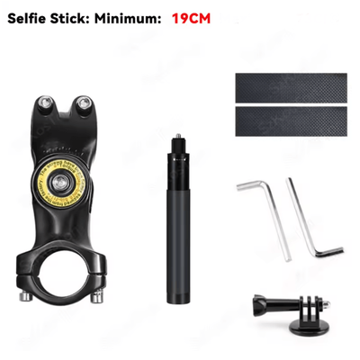 Adjustable Handlebar Selfie Monopod Mount For Insta360 And GoPro kit C