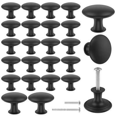 25 Piece Gold Drawer Knob Set Decorative Rustproof Cabinet Handles black
