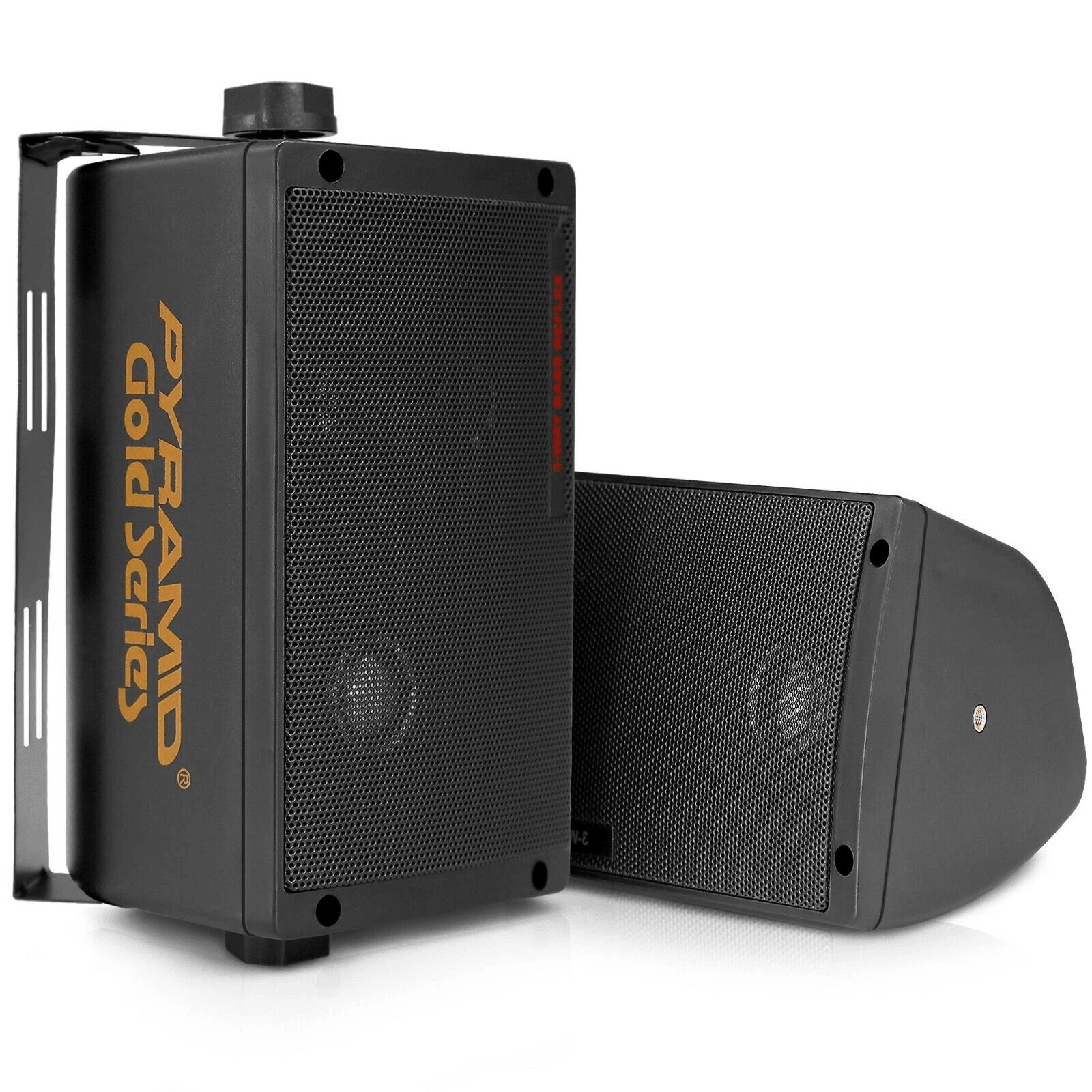 3 Way Mini Box Speakers, Versatile Car & Indoor Stereo Pair 3 Way Mini Box Speakers, Versatile Car & Indoor Stereo Pair