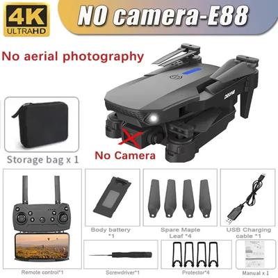 E99 Pro Drone With 6K Camera Foldable Quadcopter Remote Control UAV no camera e88