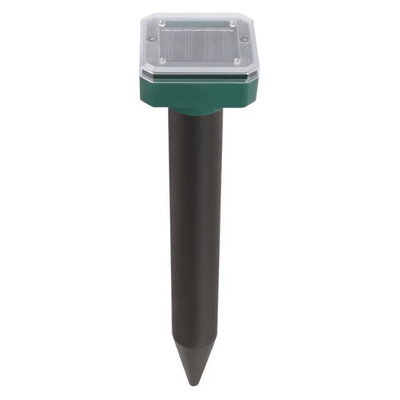 Solar Power Ultrasonic Mice Gopher Mole Pest Snake Animal Repeller Outdoor, Waterproof Garden Solar Animal Repellent square