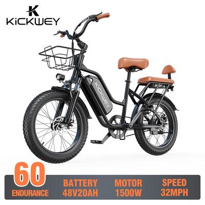 Electric Bike For Adults 1500W Peak Ebike, 32 MPH & 50 Mile Range Electric Mountain Bike With Removable Battery Electric Bike For Adults 1500W Peak Ebike, 32 MPH & 50 Mile Range Electric Mountain Bike With Removable Battery