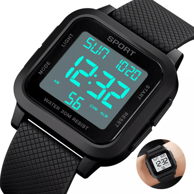 Fashion Men's Sports Watch LED Large Digital Waterproof Wristwatch For Outdoor & Casual Use Fashion Men's Sports Watch LED Large Digital Waterproof Wristwatch For Outdoor & Casual Use
