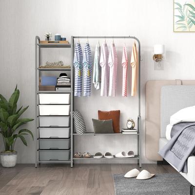 Free Standing Closet Organizer With Removable Drawers And Shelves, Space Saving Storage Solution Free Standing Closet Organizer With Removable Drawers And Shelves, Space Saving Storage Solution