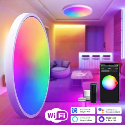 Smart WiFi LED Ceiling Light With App And Voice Control Smart WiFi LED Ceiling Light With App And Voice Control