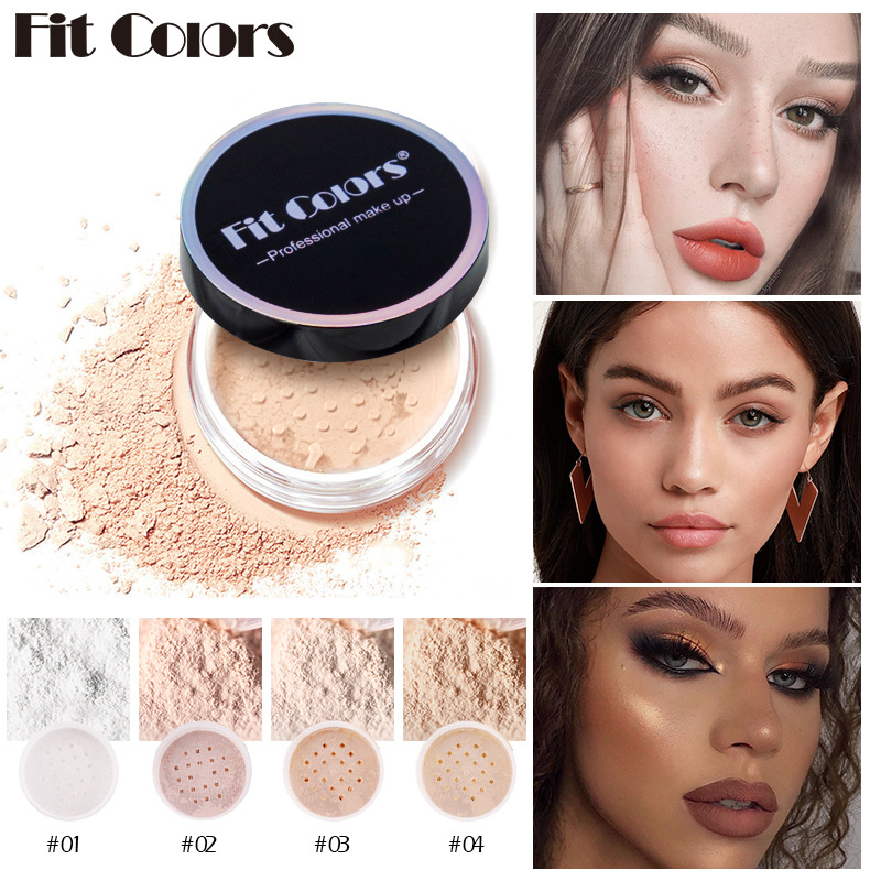 Concealer Smoothing Powder Waterproof, Sweat Resistant And Oil Resistant, Lightweight Setting Makeup Powder 02