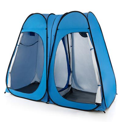 Oversized Pop Up Shower Tent With Window, Floor & Storage Pocket, 2 Person Camping Shelter Oversized Pop Up Shower Tent With Window, Floor & Storage Pocket, 2 Person Camping Shelter