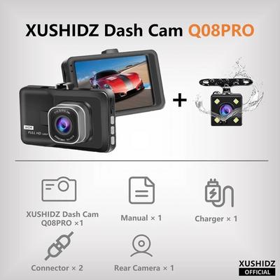 XUSHIDZ 1080P Dash Camera With Loop Recording And Night Vision For Car Video Recording And 24 Hour Parking Monitoring 32 Gb version 2